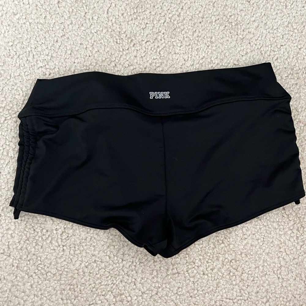 Pink sport short, perfect as bikini for the beach or pool